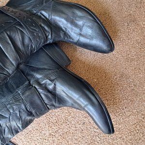 Black Leather Boots